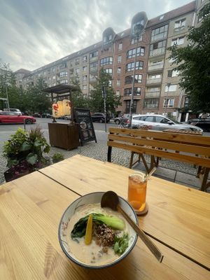 Peace juice and ramen are soo good  at Shisomen in Berlin