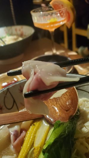 Close wantan (wantan ramen) at Shisomen in Berlin