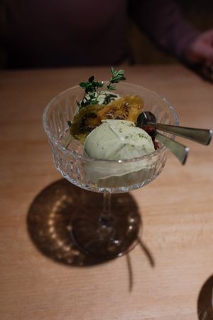 Matcha Eis at Shisomen in Berlin