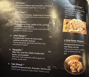 Menu (1/4).  at Shisomen in Berlin
