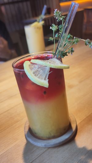 Cold brew hibiscus at Shisomen in Berlin