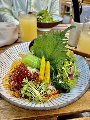 Ramen mit Pflanzenhack & Chiliöl ⭐️⭐️⭐️⭐️⭐️  at Shisomen in Berlin