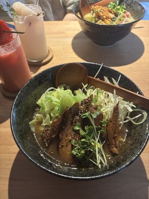 Vegan Duck Ramen  at Shisomen in Berlin
