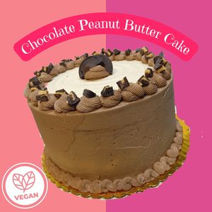 Vegan Chocolate Peanut Butter Cake at Sweet Creations by Michele in Livonia