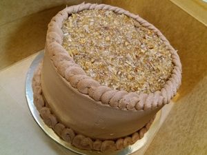 Vegan German Chocolate Cake at Sweet Creations by Michele in Livonia