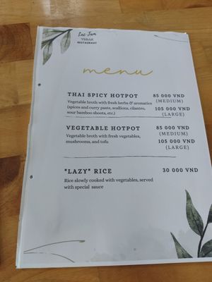 Mwnu at Quan Chay Buffet Lac Tam Vegan in Hue