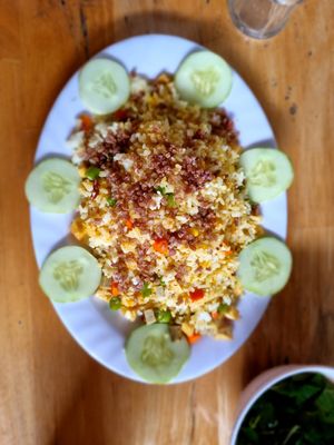 Fried Rice at Quan Chay Buffet Lac Tam Vegan in Hue