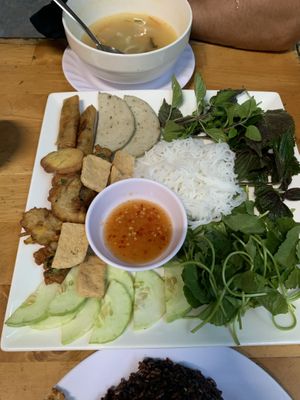   at Quan Chay Buffet Lac Tam Vegan in Hue