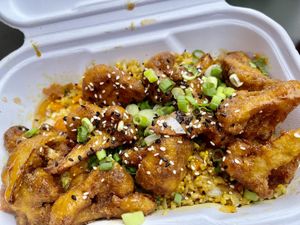 Orange cauliflower was really good  at Native Foods in Boulder