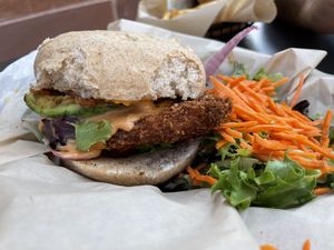 Chicken bacon avo sandwich  at Native Foods in Boulder