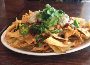 nachos at Native Foods in Boulder