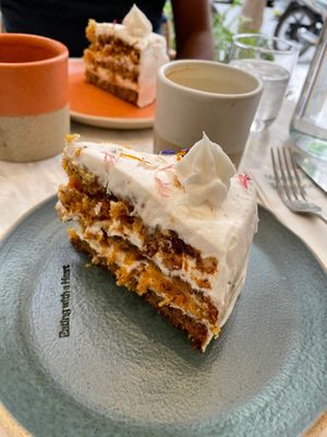 Amazing carrot cake! 😋 at Holy Llama - Sintagma in Athens