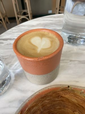 Latte  at Holy Llama - Sintagma in Athens