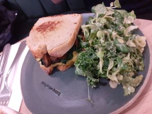 Chesse sandwich at Holy Llama - Sintagma in Athens