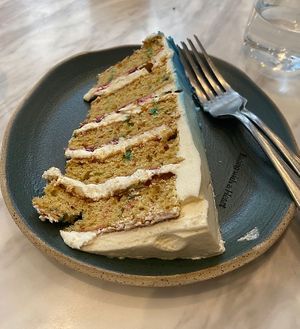 Gratis cake  at Holy Llama - Sintagma in Athens