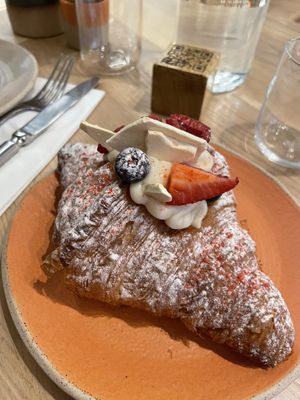 Pavlova croissant  at Holy Llama - Sintagma in Athens