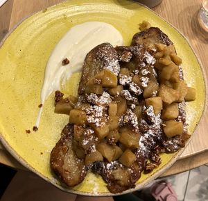 French toast  at Holy Llama - Sintagma in Athens