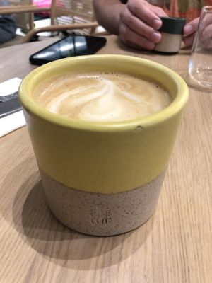 Latte  at Holy Llama - Sintagma in Athens