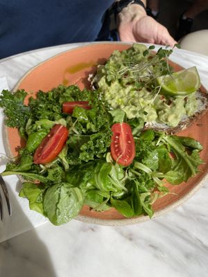 avocado toast  at Holy Llama - Sintagma in Athens