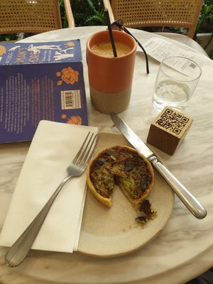 My breakfast spread at Holy Llama - Sintagma in Athens