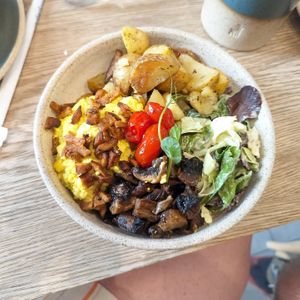Brunch bowl at Holy Llama - Sintagma in Athens