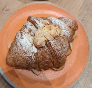 Almond croissant at Holy Llama - Sintagma in Athens