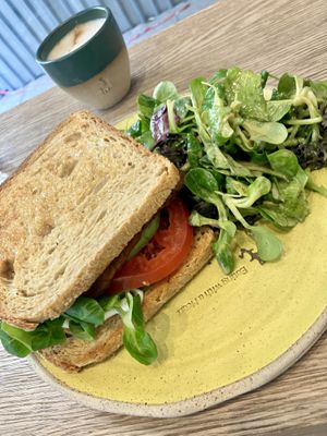 Tempeh BLT  at Holy Llama - Sintagma in Athens
