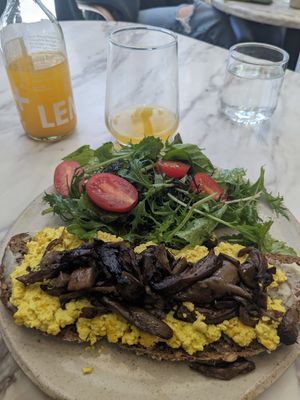 Tofu Scramble at Holy Llama - Sintagma in Athens