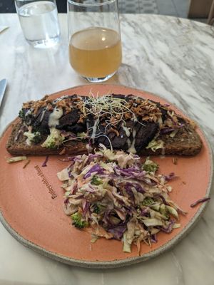 Mushroom Steak Sandwich at Holy Llama - Sintagma in Athens
