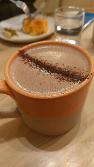 Hot cocoa at Holy Llama - Sintagma in Athens
