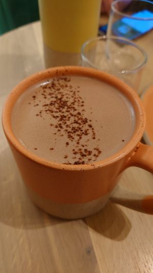 Oat chocolate at Holy Llama - Sintagma in Athens