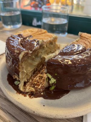 Pistachio roll - yummy!   at Holy Llama - Sintagma in Athens