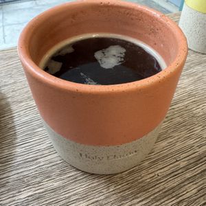 Plain black coffee   at Holy Llama - Sintagma in Athens