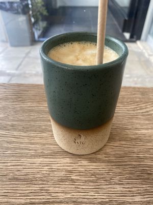 Fredo cappuccino made with oat milk  at Holy Llama - Sintagma in Athens