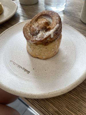 Cinnamon bun   at Holy Llama - Sintagma in Athens