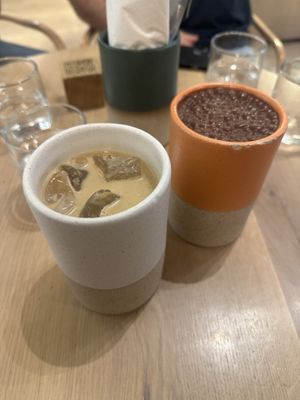 Iced latte & iced chocolate  at Holy Llama - Sintagma in Athens