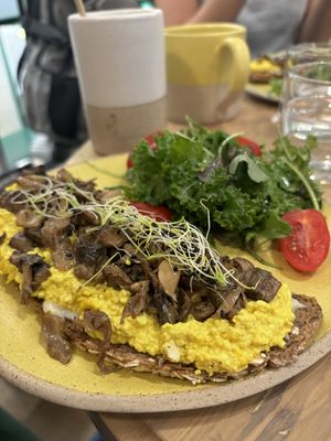 Scrambled Tofu  at Holy Llama - Sintagma in Athens