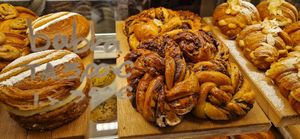 Babka,  a really really chocolate croissant at Holy Llama - Sintagma in Athens