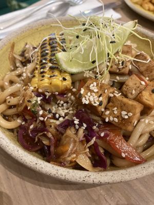 Udon noodles  at Holy Llama - Sintagma in Athens