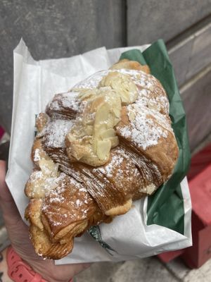 Almond croissant   at Holy Llama - Sintagma in Athens