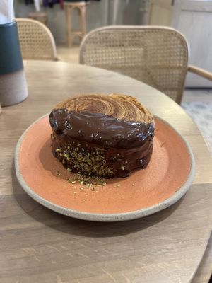 Rolled pistachio croissant   at Holy Llama - Sintagma in Athens