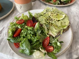Avocado toastt  at Holy Llama - Sintagma in Athens