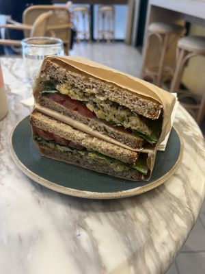 Chickpeas sandwich   at Holy Llama - Sintagma in Athens