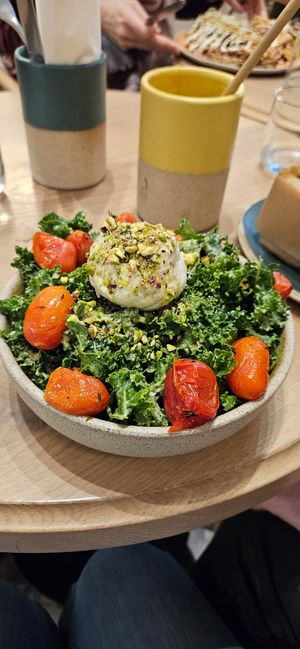 Burrata salad at Holy Llama - Sintagma in Athens