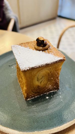 Amazing thing with hazelnut filling   at Holy Llama - Sintagma in Athens