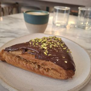 The Dubai croissant at Holy Llama - Sintagma in Athens