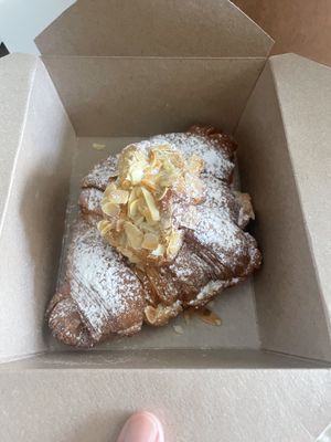 I mean…look at it!!! 😋 Almond croissant   at Holy Llama - Sintagma in Athens