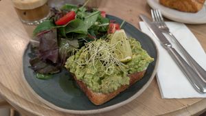 Avocado Toast at Holy Llama - Sintagma in Athens