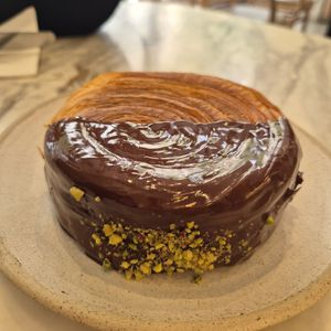 Pistachio croissant at Holy Llama - Sintagma in Athens