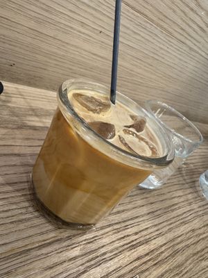 Iced lattee  at Holy Llama - Sintagma in Athens